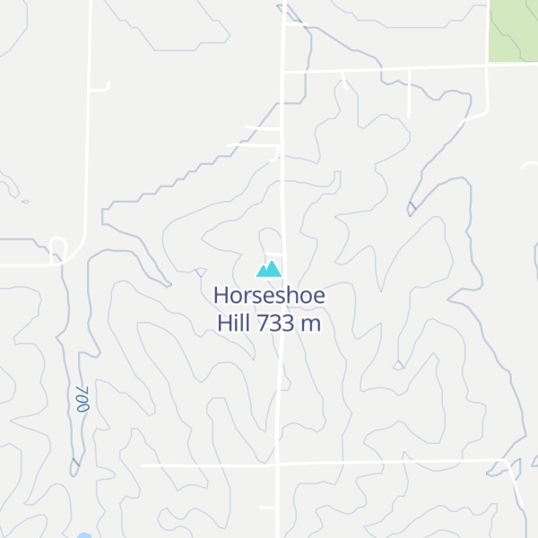 Map of Horseshoe Hill