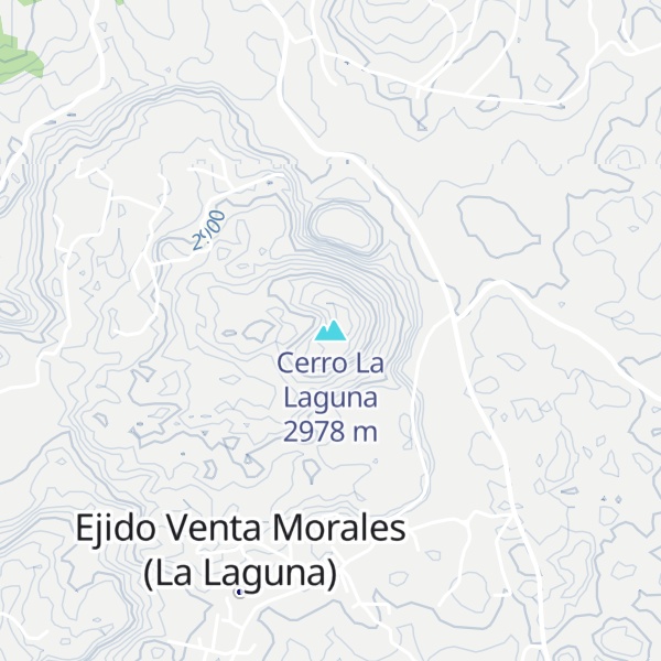 Map of Cerro La Laguna