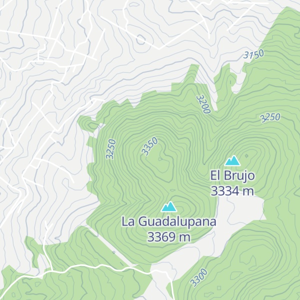 Map of Cerro la Cruz