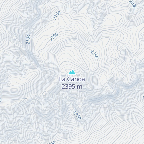 Map of La Canoa