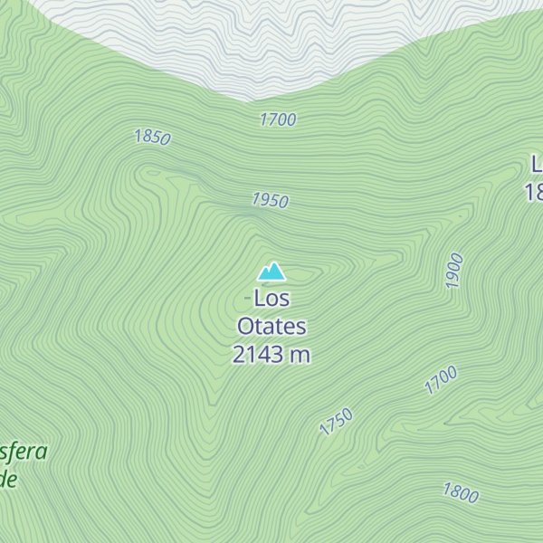Map of Los Otates