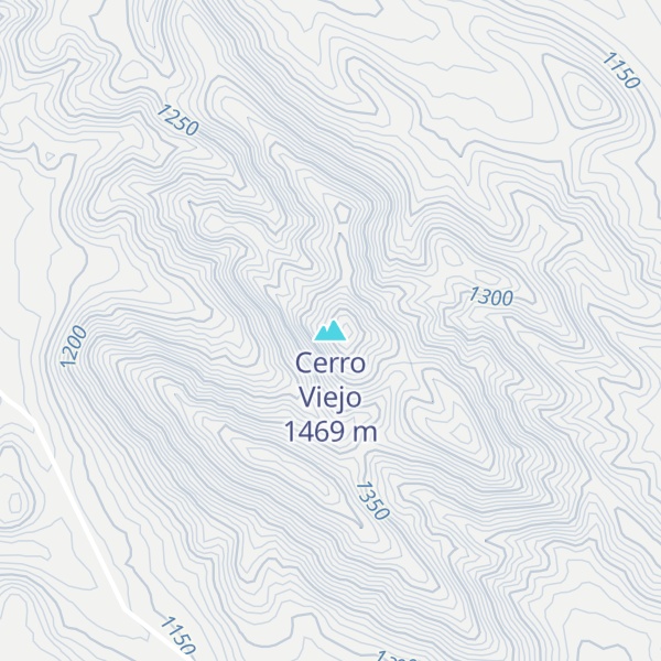 Map of Cerro Viejo
