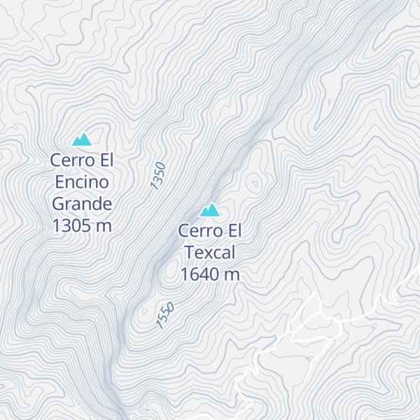Map of Cerro El Texcal