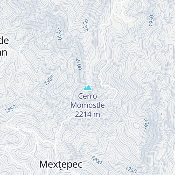 Map of Cerro Momostle