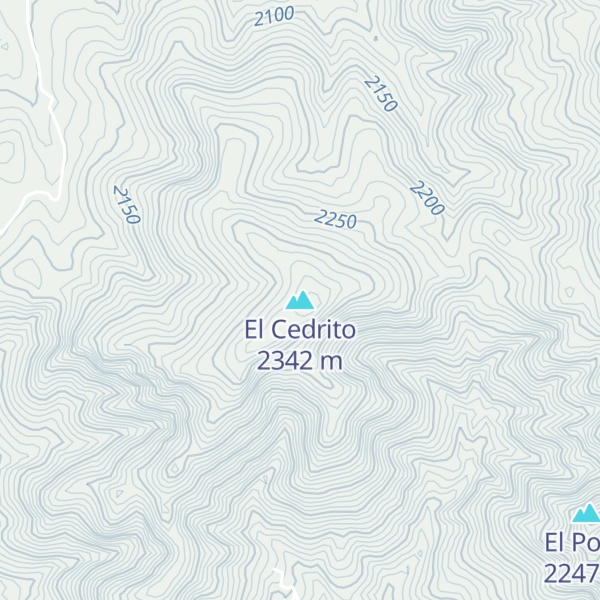 Map of El Cedrito