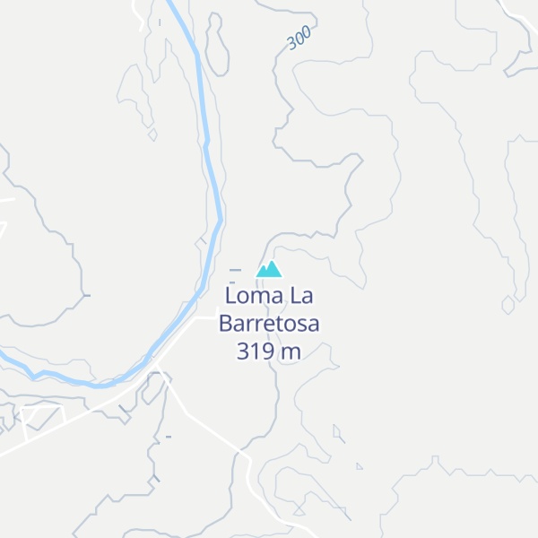 Map of Loma La Barretosa