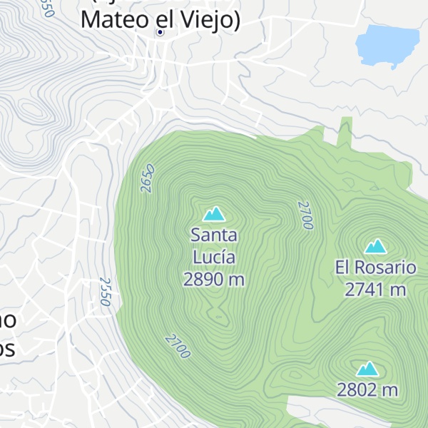 Map of Santa Lucía