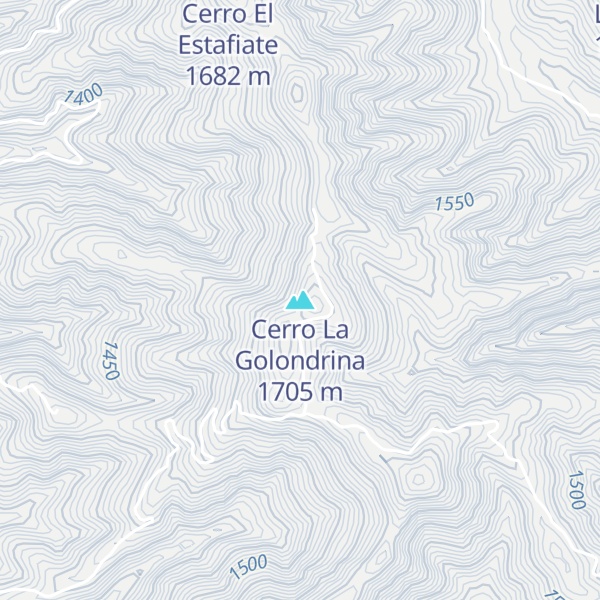 Map of Cerro La Golondrina