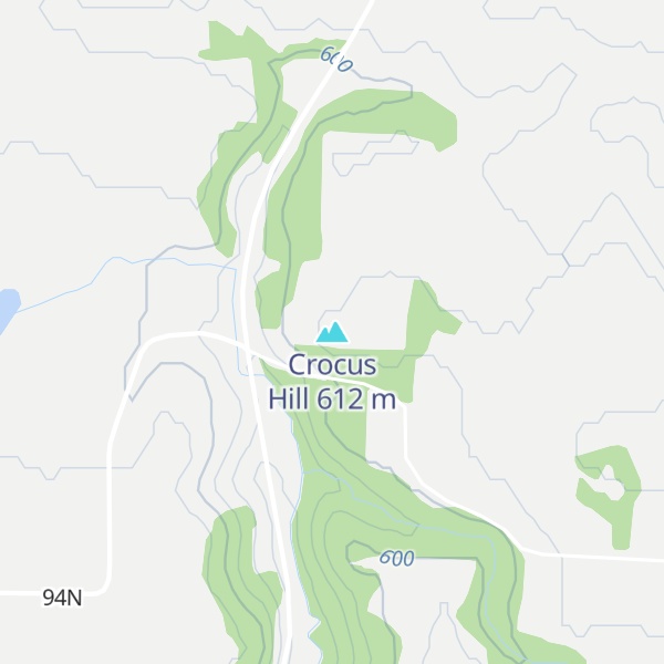 Map of Crocus Hill