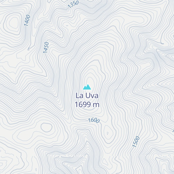 Map of La Uva