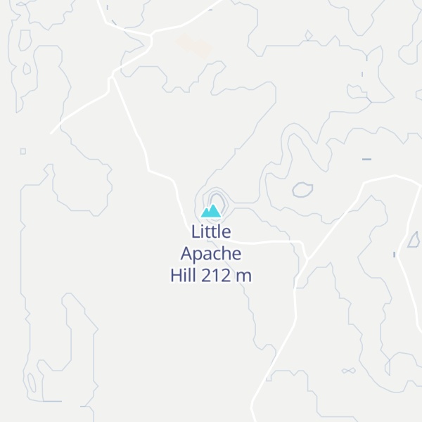 Map of Little Apache Hill