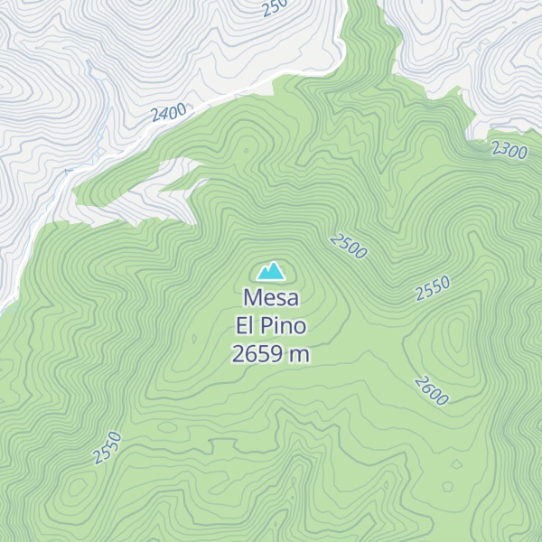 Map of Mesa El Pino