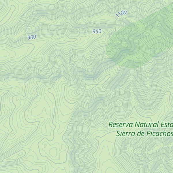 Map of Cerro Infiernillo