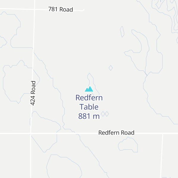 Map of Redfern Table