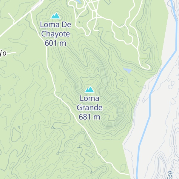 Map of Loma Grande