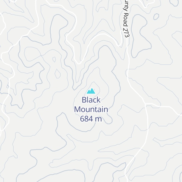 Map of Black Mountain