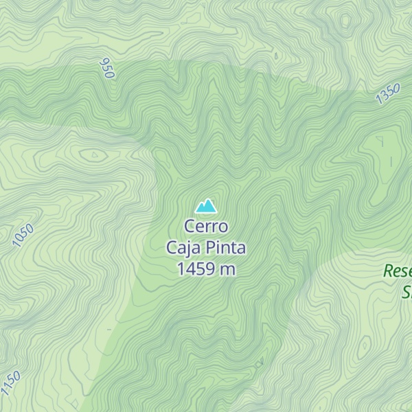 Map of Cerro Caja Pinta