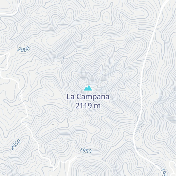 Map of La Campana