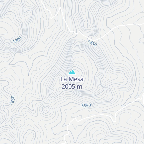 Map of La Mesa
