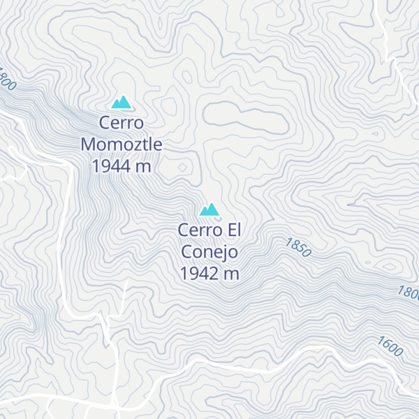 Map of Cerro El Conejo