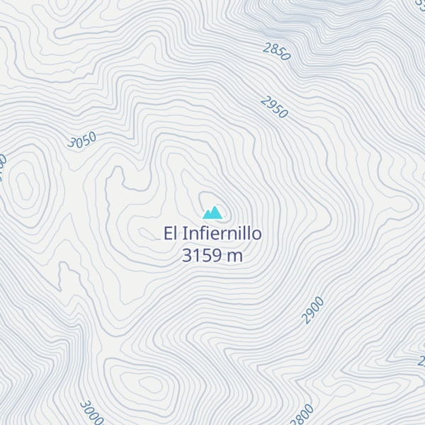 Map of El Infiernillo