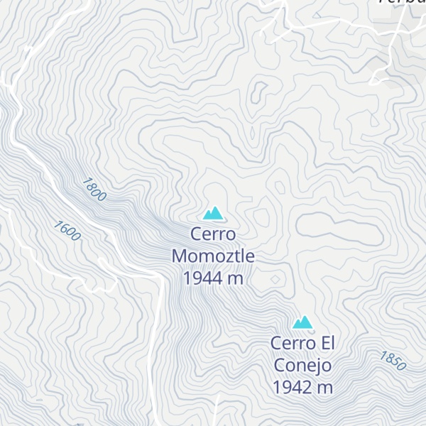 Map of Cerro Momoztle