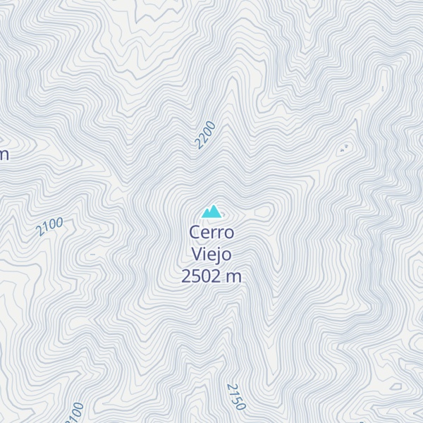 Map of Cerro Viejo