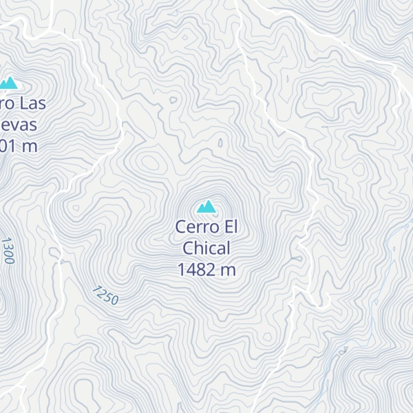 Map of Cerro El Chical