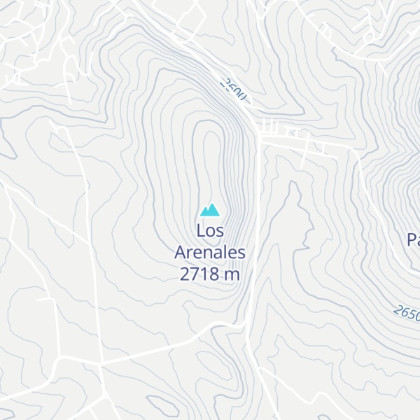 Map of Los Arenales