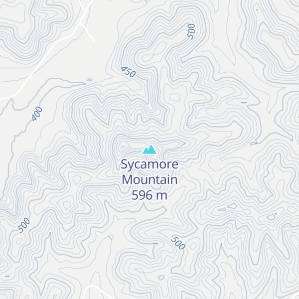Map of Sycamore Mountain