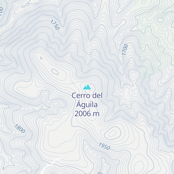 Map of Cerro del Águila