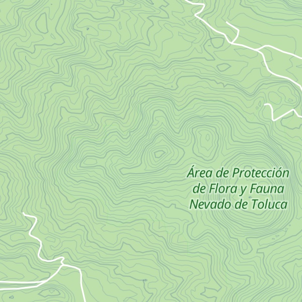 Map of Cerro La Cañada Obscura