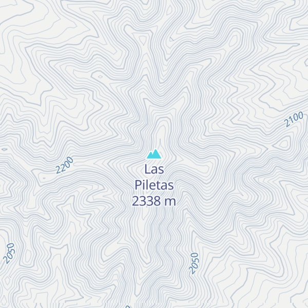 Map of Las Piletas