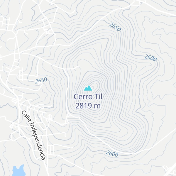 Map of Cerro Til