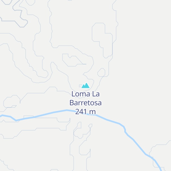 Map of Loma La Barretosa