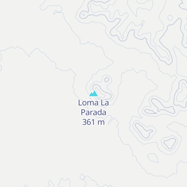 Map of Loma La Parada