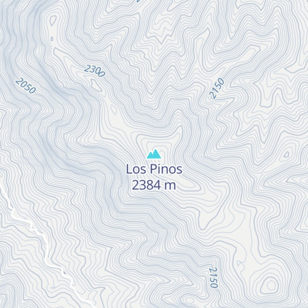 Map of Los Pinos