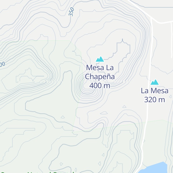 Map of Cerro Sombreretillo