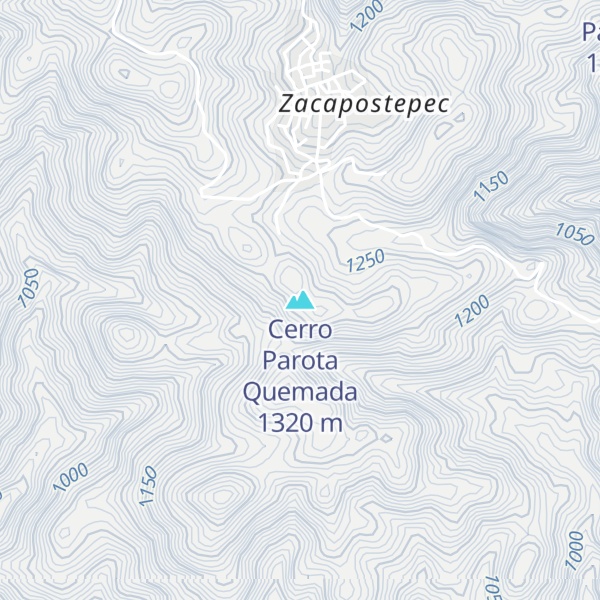 Map of Cerro Parota Quemada