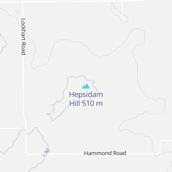 Map of Hepsidam Hill