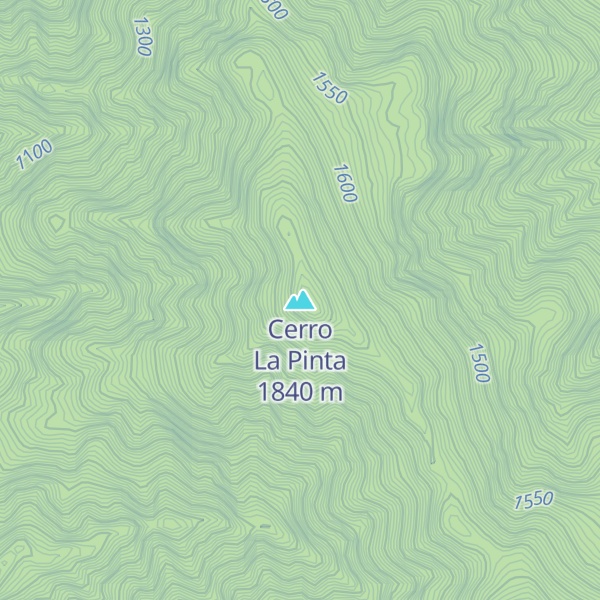 Map of Cerro La Pinta