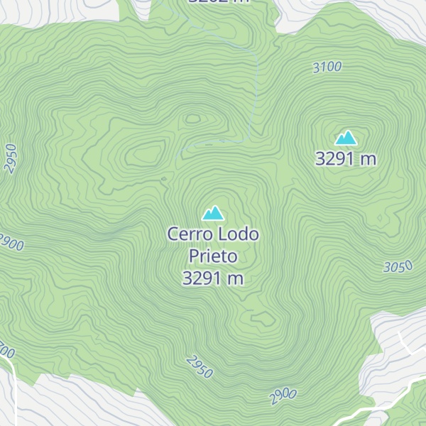 Map of Cerro Lodo Prieto