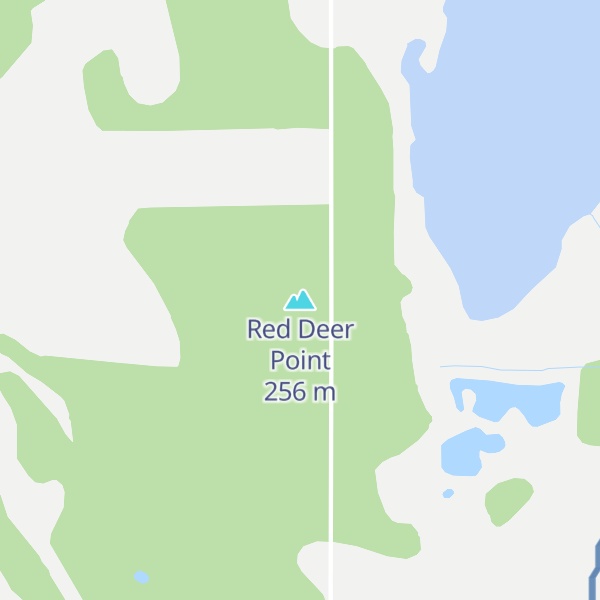 Map of Red Deer Point