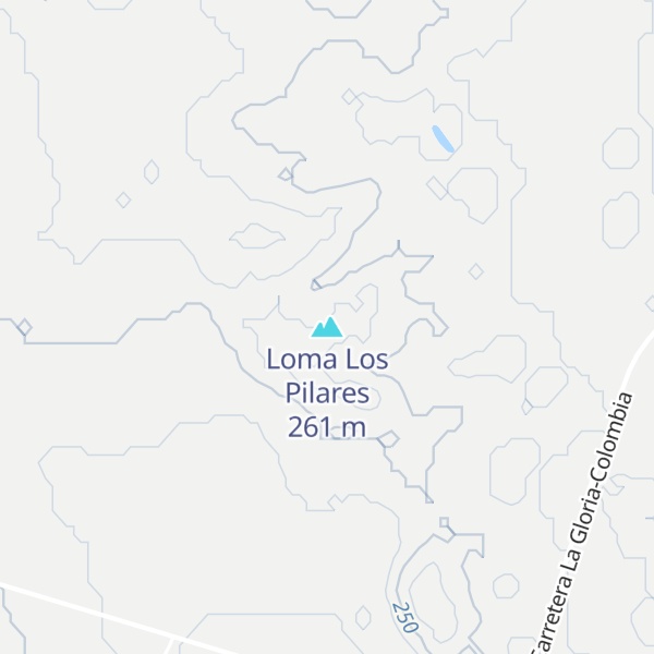 Map of Loma Los Pilares