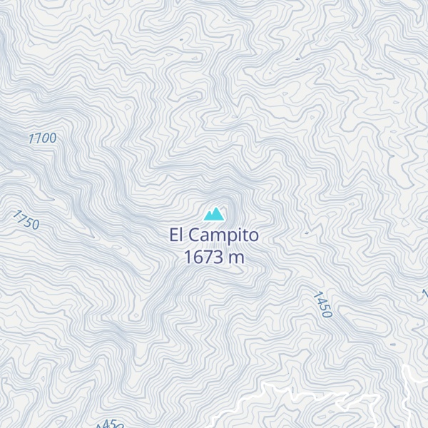 Map of El Campito