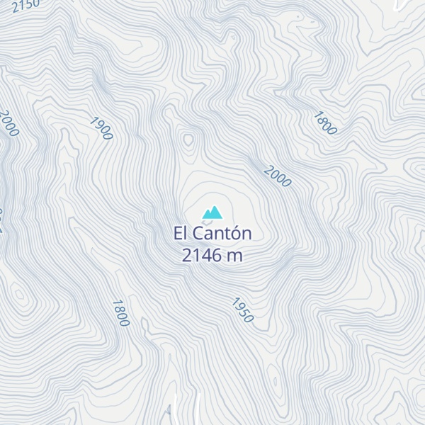 Map of El Cantón