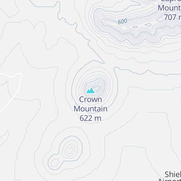 Map of Crown Mountain
