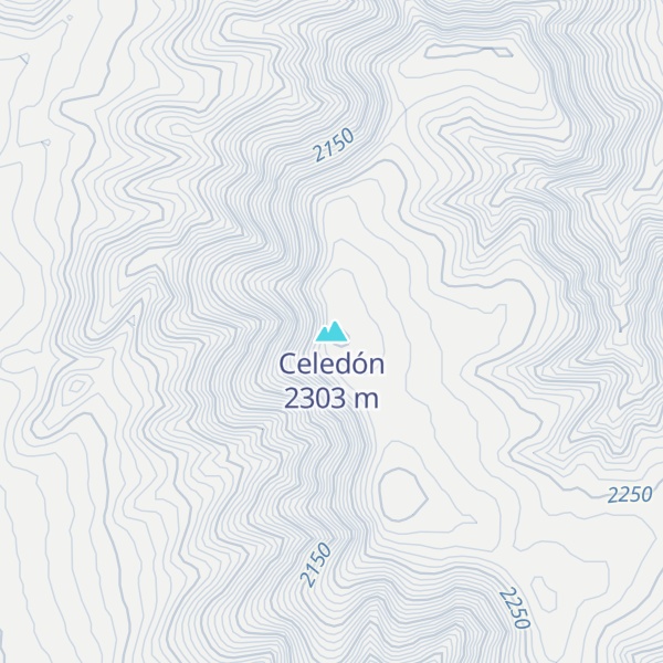 Map of Celedón