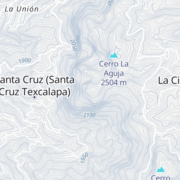Map of Cerro El Ornamento