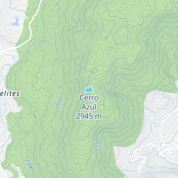 Map of Cerro Azul